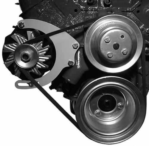 225R BBC Long Pump Mid-mount Alternator Bracket