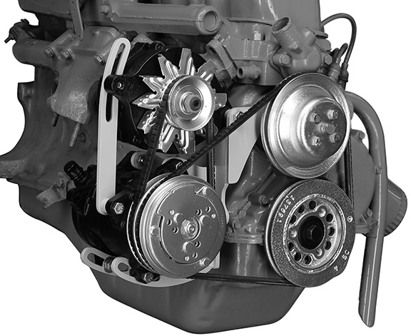 170/200 6 Cylinder Ford Compressor and Alternator Bracket