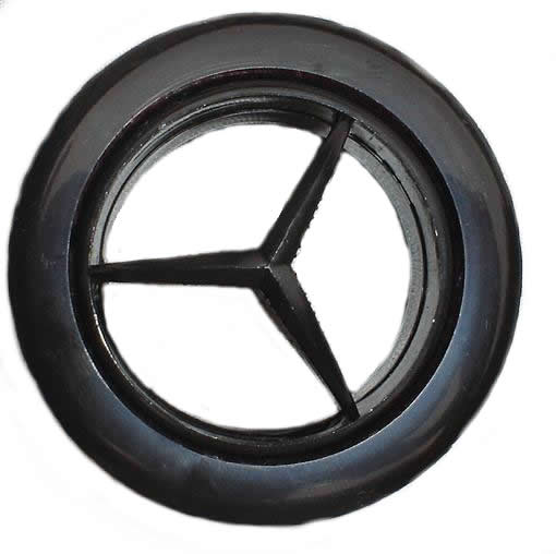 2.25 Inch Black Round Indash Vent