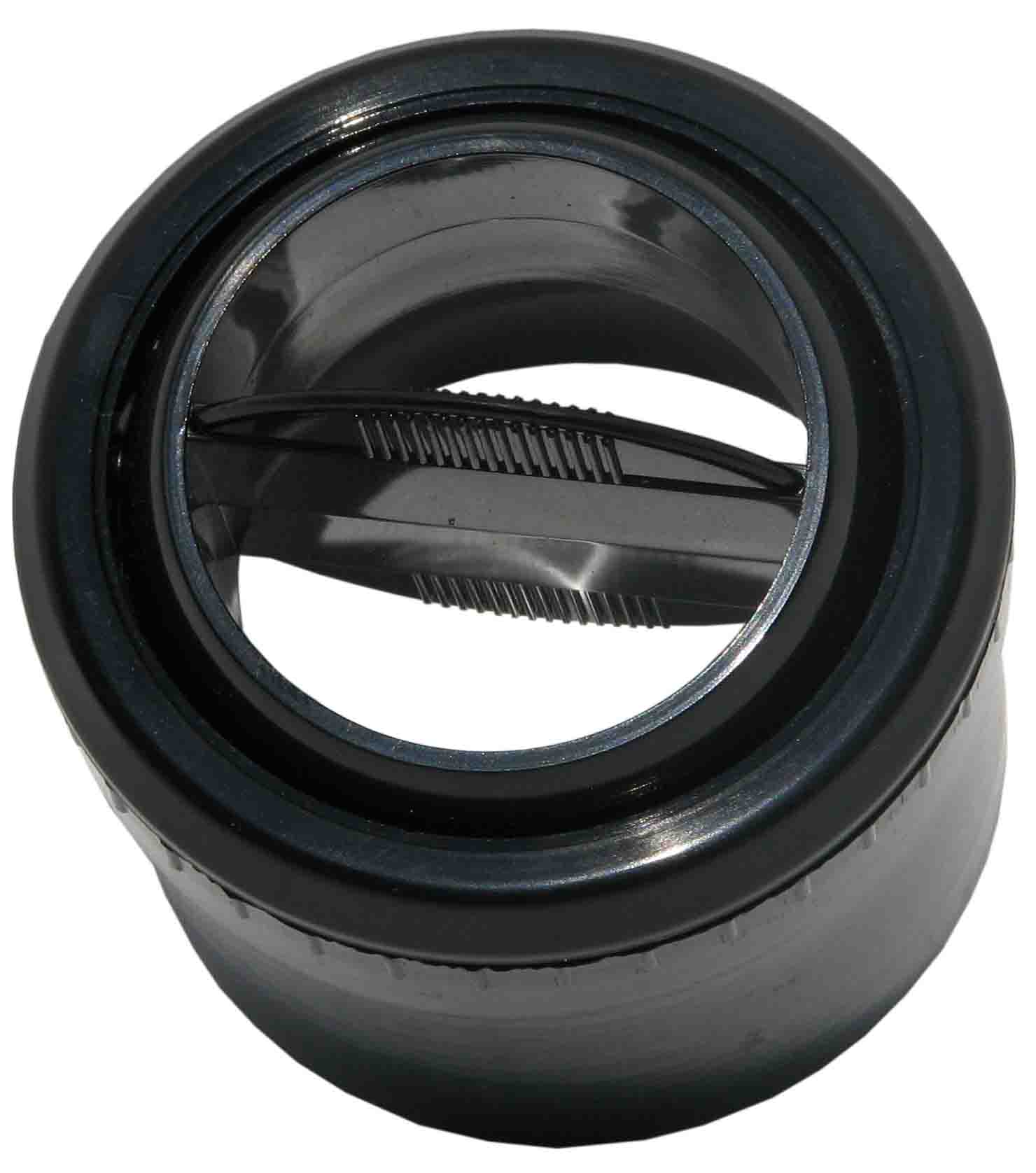 2.5 Inch Black Round Indash Vent Single Vein
