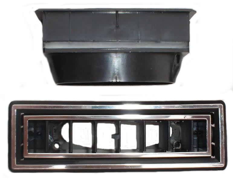 Rectangle In-dash Vent 1-3/8 X 3-1/2 2" Hose Outlet