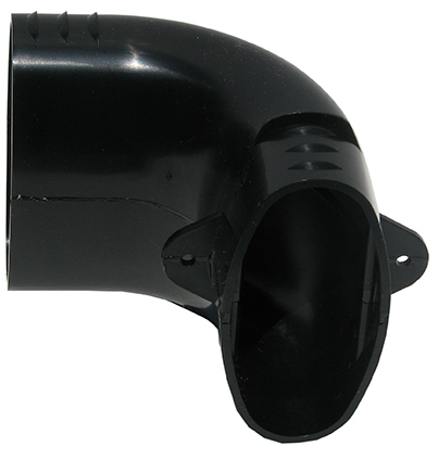 90 Degree 2.5 Inch Duct Hose Adapter