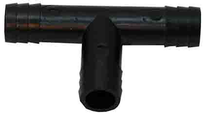 1/2" Plastic Drain Hose Tee