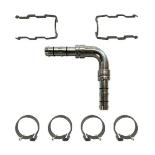 #6 90 Degree Splicer E-Z Clip Hose Connector