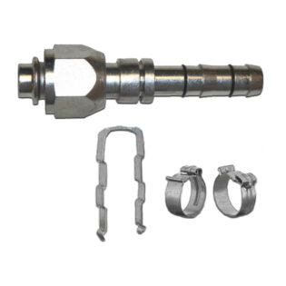 #10 Straight Female O-ring E-Z Clip Fitting