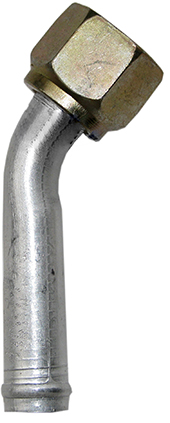 45 Degree Heater Bulkhead Fitting with Barb