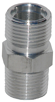 1/2" NPT to # 10 O-ring heater Fitting