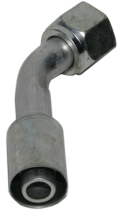 Crimpable 45 Degree Heater Fitting