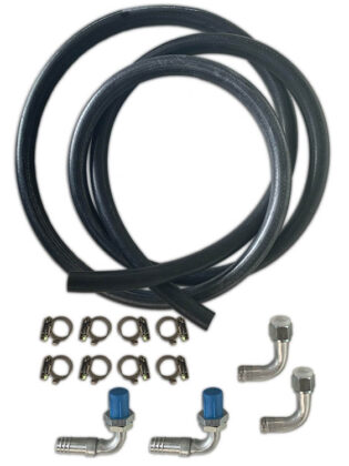 Universal Heater Hose Kit With Hose Clamps