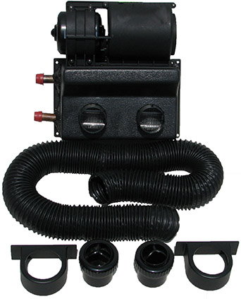 Street Rod Heater with Remote Vents