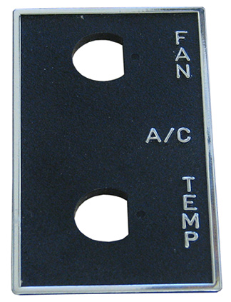 Rotary Control Vertical Switch Plate