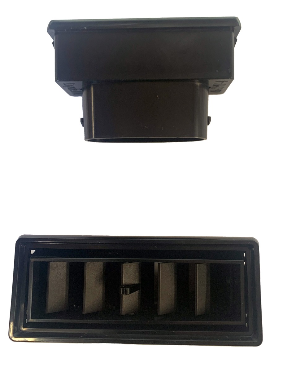Rectangle In-dash Vent 1-3/8" X 3-1/2" 2.0" Hose Outlet